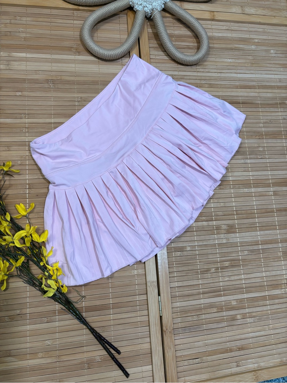 Goldhinge Pink Pleated Tennis Skirt Size S